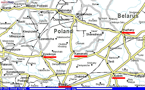 Grodno Area Map